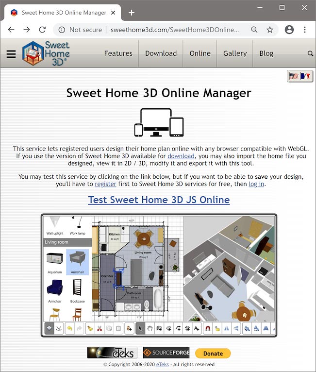 Sweet Home 3D Forum - View Thread - Sweet Home 3D JS Online