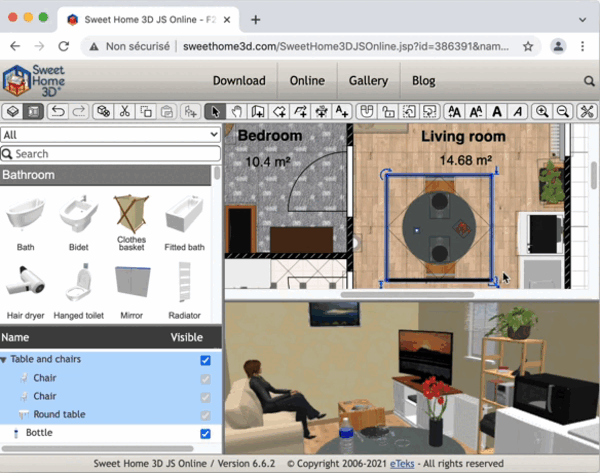 More modification capabilities in Sweet Home 3D Online - Sweet Home 3D Blog