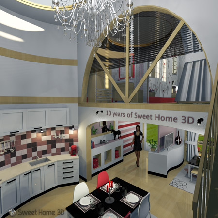 Sweet Home 3D - Draw floor plans and arrange furniture freely