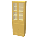 Glass door cabinet by eTeks Glass door cabinet by eTeks