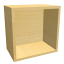 Cube shelf maple by LucaPresidente Cube shelf maple by LucaPresidente